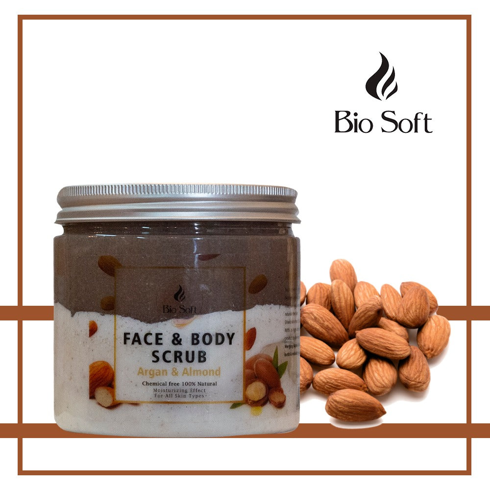 Scrub with Almond and Argan