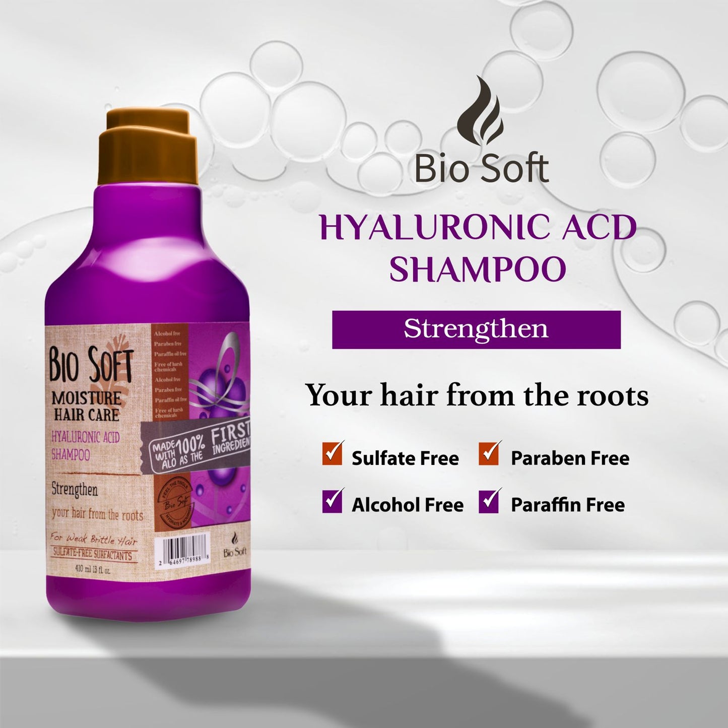 Shampoo with Hyaluronic acid